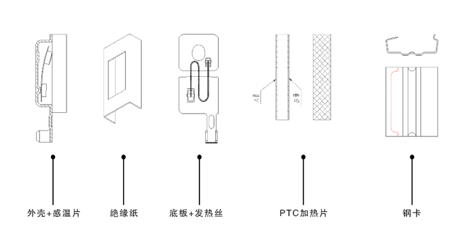 雙金屬片過熱保護器結構