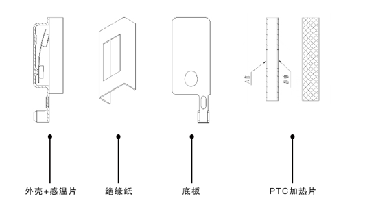 ptc電加熱器結構